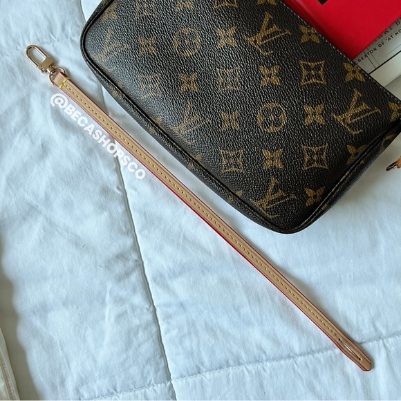 Single Buckle Genuine Vachetta Wristlet Strap Replacement/ Extension 15” Long - Picture 3 of 7